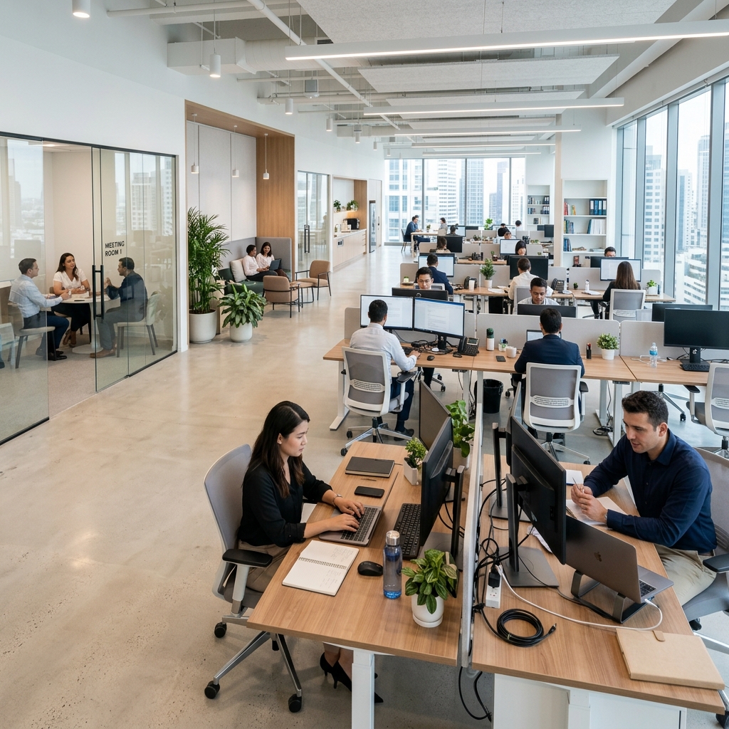 Nettoyage de bureaux professionnels